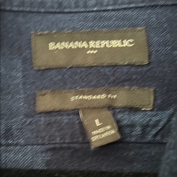 Blue Banana Republic Men’s Lightweight Shirt, Casual Style - Picture 3 of 4